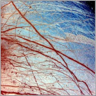 Europa surface by Galileo | A Galileo felvétele az Európa felszínéről