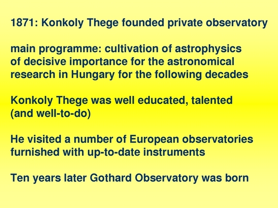 Béla Szeidl: The Hungarian astronomy in the morning of astrophysics