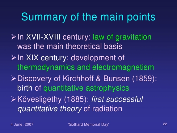 Lajos Balázs: Theoretical spectralanalysis at the end of 19th century