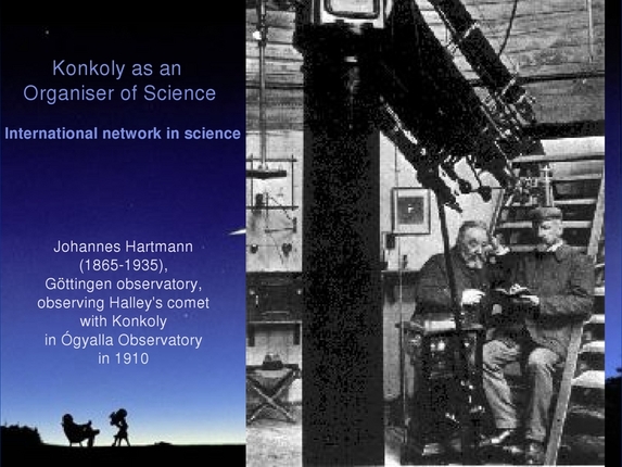 Gudrun Wolfschmidt: Gothard and Konkoly - National and international network of science