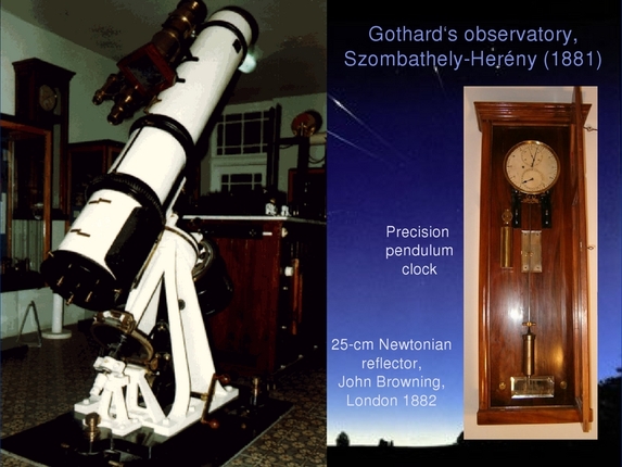 Gudrun Wolfschmidt: Gothard and Konkoly - National and international network of science