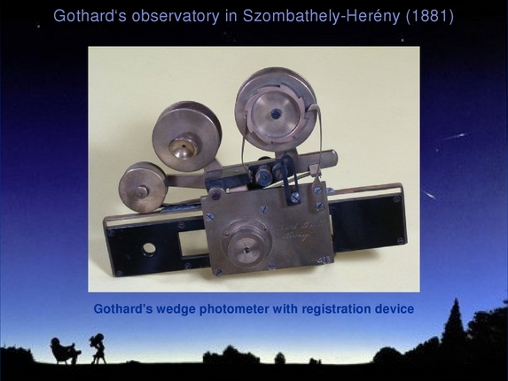 Gudrun Wolfschmidt: Gothard and Konkoly - National and international network of science