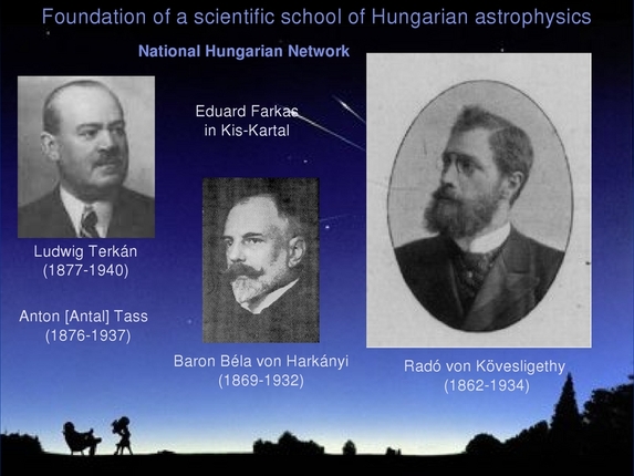 Gudrun Wolfschmidt: Gothard and Konkoly - National and international network of science