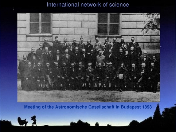 Gudrun Wolfschmidt: Gothard and Konkoly - National and international network of science