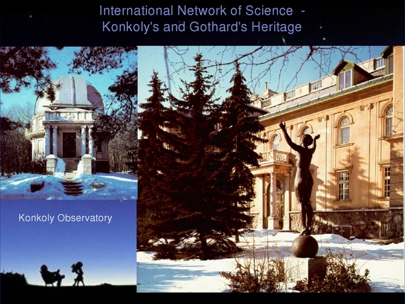 Gudrun Wolfschmidt: Gothard and Konkoly - National and international network of science