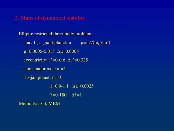 Bálint Érdi: Secondary resonances of coorbital motion in exoplanetary systems